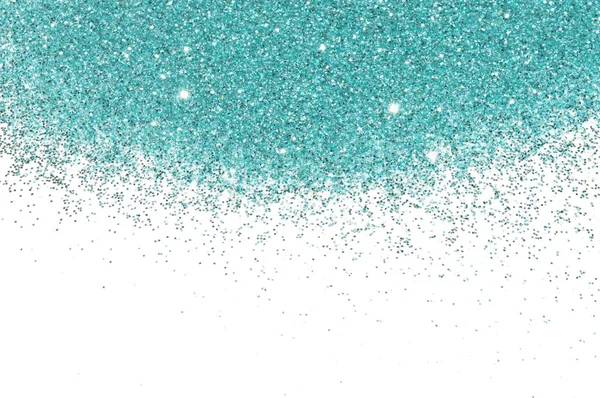 Niebieski Glitter Sparkle Białym Tle Ozdoba Moda Wakacje — Zdjęcie stockowe
