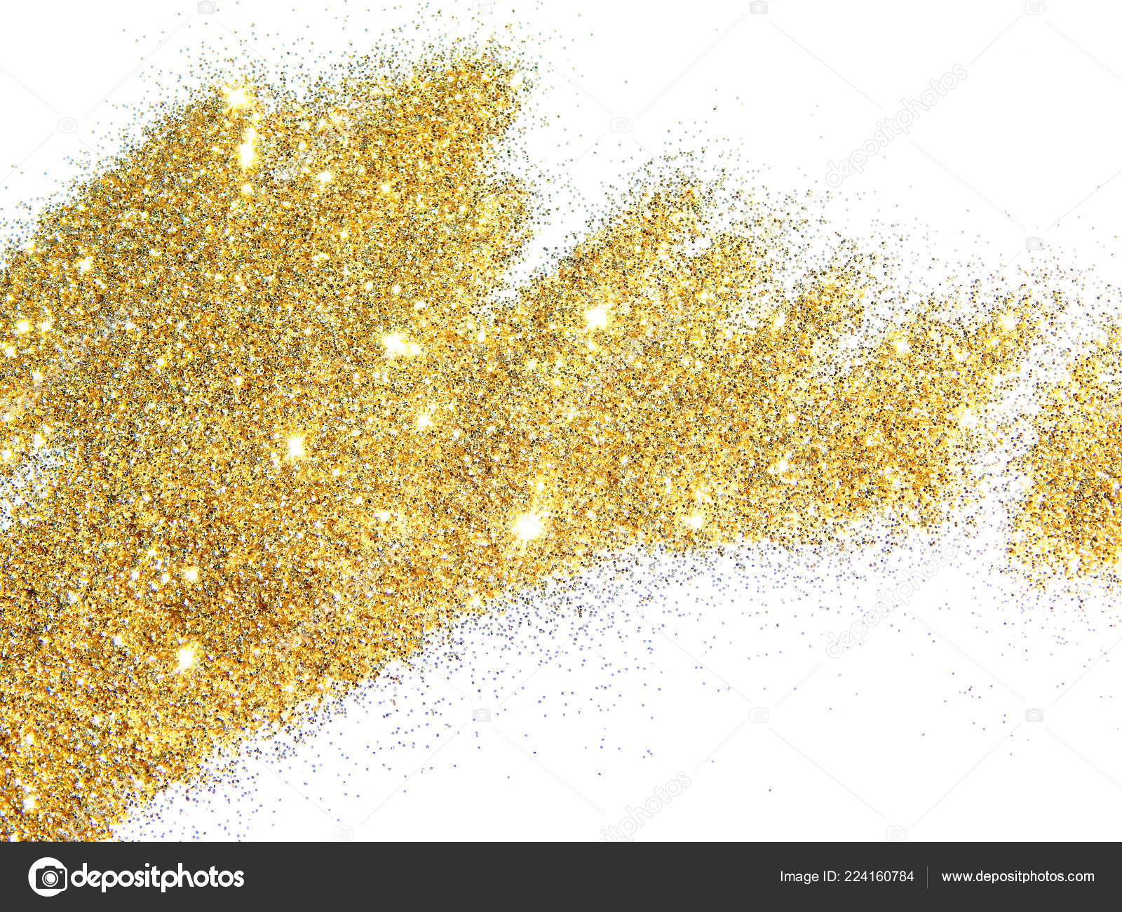 Gold Glitter Bokeh Effect Abstract Background Stock Photo by NewAfrica  393614540
