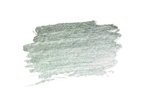 Soyut Gümüş Sulu Boya Leke Tasarımınız Için Beyaz Arka Plan — Stok fotoğraf