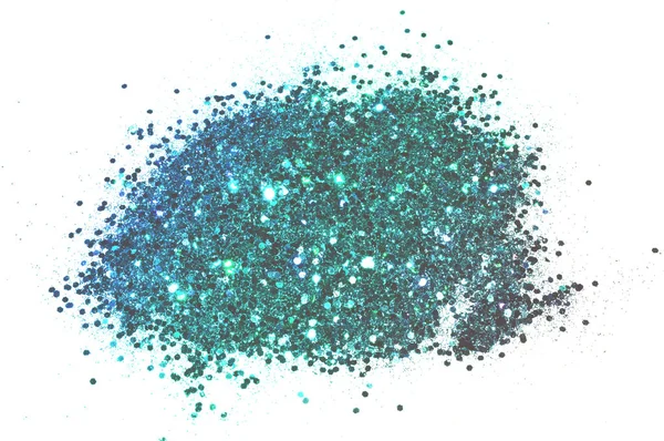 Texturerat Bakgrund Med Blå Glitter Glitter Vit — Stockfoto