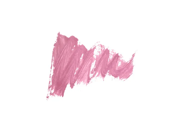 Абстрактна Рожева Акварельна Пляма Білому Тлі Вашого Дизайну — стокове фото