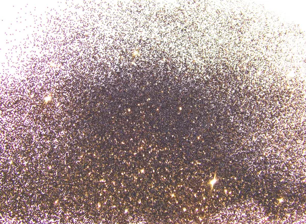 Background with beautiful brown glitter sparkle on white