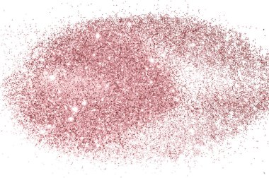 Beyaz arka planda pembe parıltılar