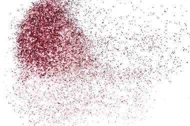 Beyaz arka planda gül altın parıltısı