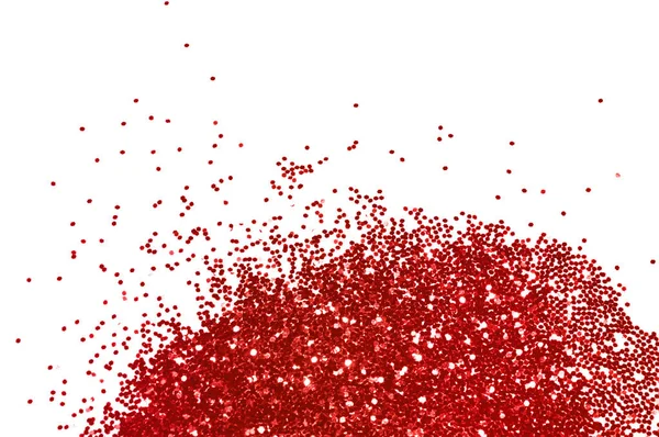 Beyaz Arkaplanda Eski Renklerde Kırmızı Parıltı Parlıyor — Stok fotoğraf