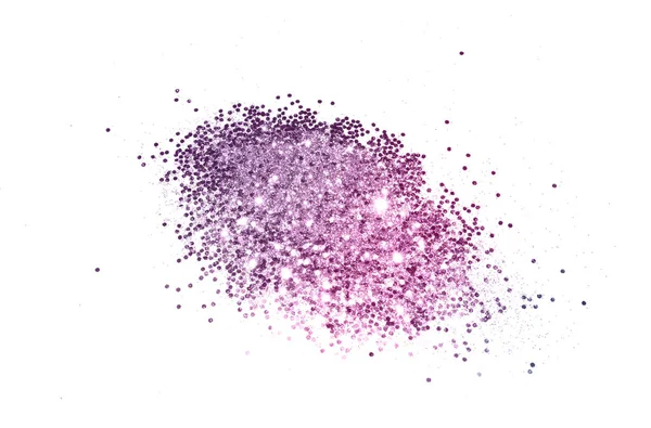 Pink Glitter Sparkles White Background — Stock Photo, Image