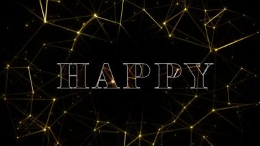 Mutlu Diwali teması, 3B metin animasyonu ile taşınan fütüristik hareket grafiksel veya bilgi grafiksel arkaplan, Diwali arkaplanı, Diwali kutlaması, sunum başlığı animasyonu