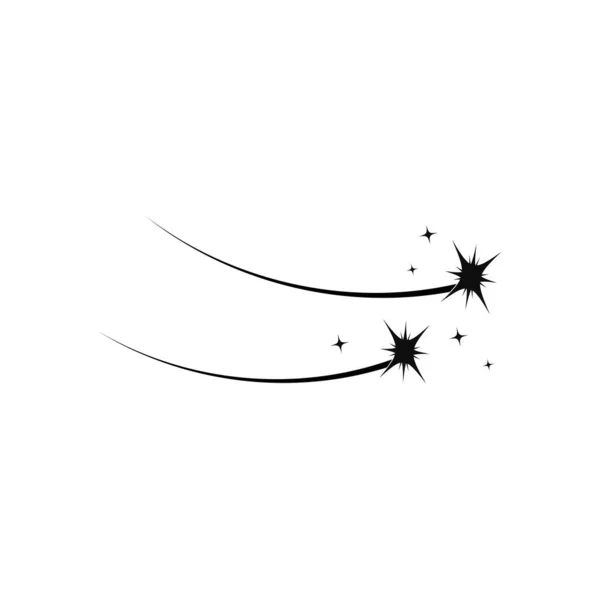 Yıldız Logo Şablonu Vektör Çizim Deseni — Stok Vektör