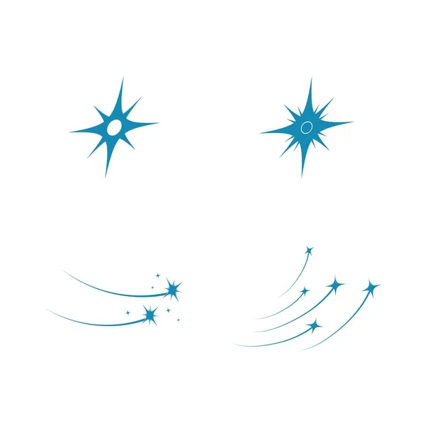 Star Logo Template Vector Pictogram Illustratie Desig — Stockvector