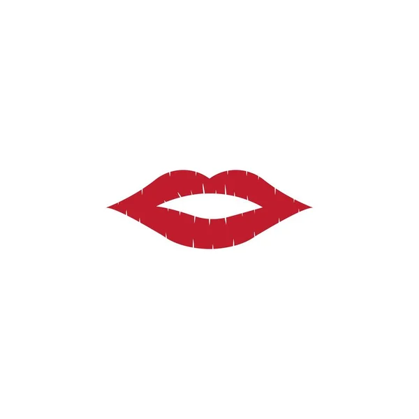 Pocałunek Wektora Sexy Usta Ilustracja Projektowanie — Wektor stockowy
