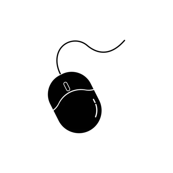 Wireless mouse icon vector. Isolated contour symbol illustration