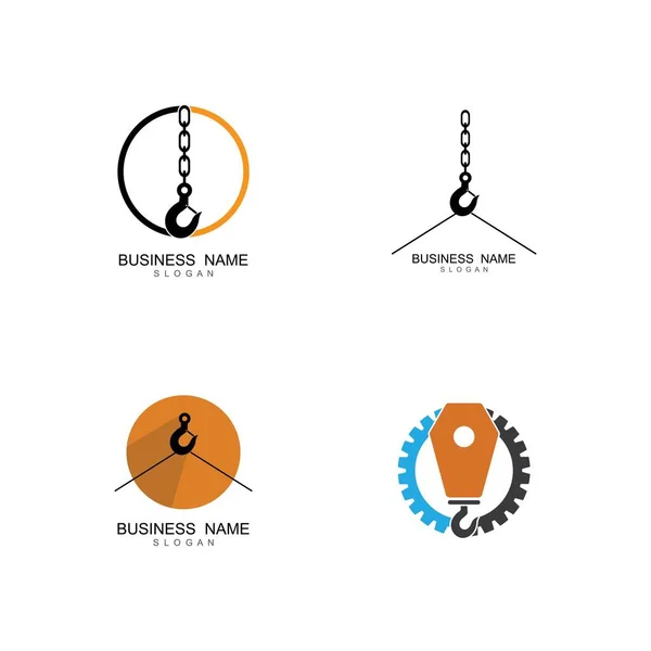 Шаблон Вектора Логотипа Журавля — стоковый вектор