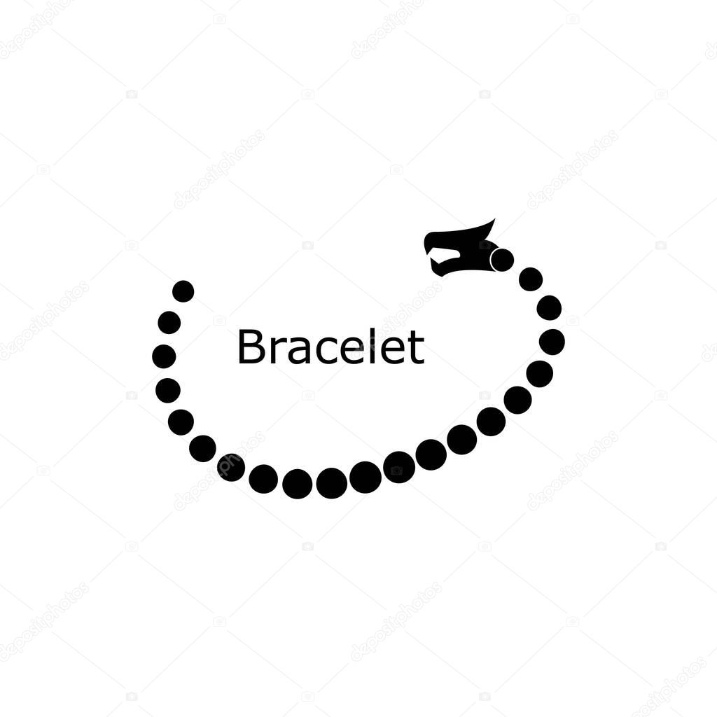 Bracelet icon.Trendy Bracelet logo concept on white background from Luxury collection.Suitable for use on web apps,mobile apps and print media.