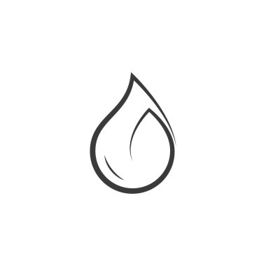 su damlası Logo Şablonu vektör çizimi tasarımı