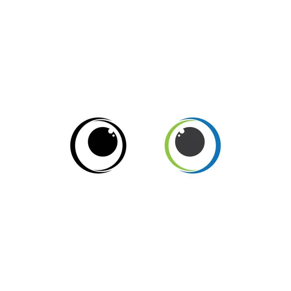 Plantilla Logotipo Cuidado Ocular — Vector de stock