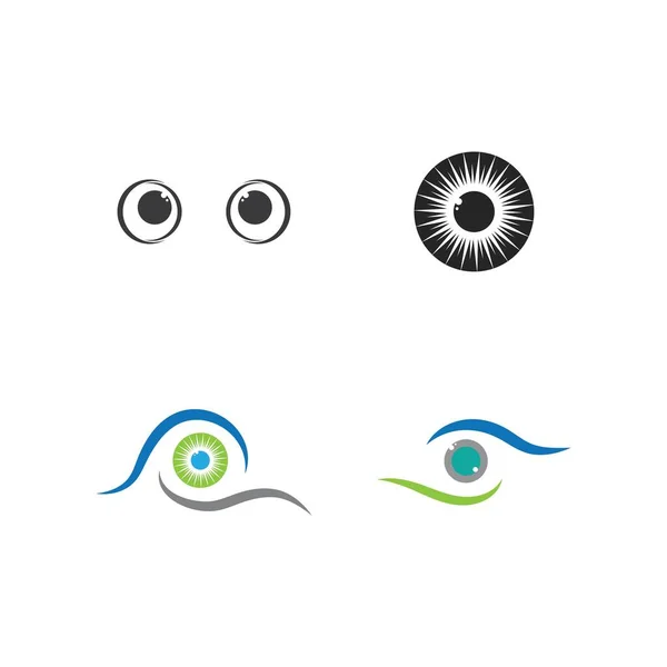 Eye Care Logó Sablonja — Stock Vector