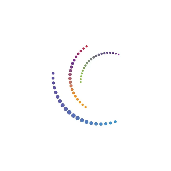 Cirkel Logotyp Mall Vektor Design — Stock vektor