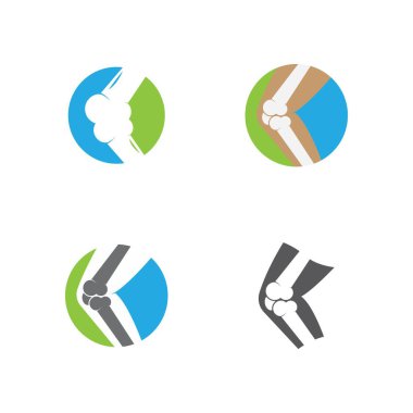 Kemik ilüstrasyon logo vektörü