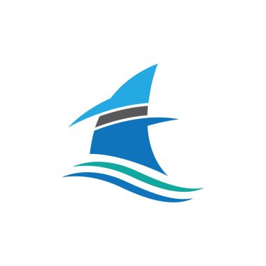 seyahat gemisi Logo Şablonu vektör simgesi tasarımı