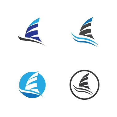 seyahat gemisi Logo Şablonu vektör simgesi tasarımı
