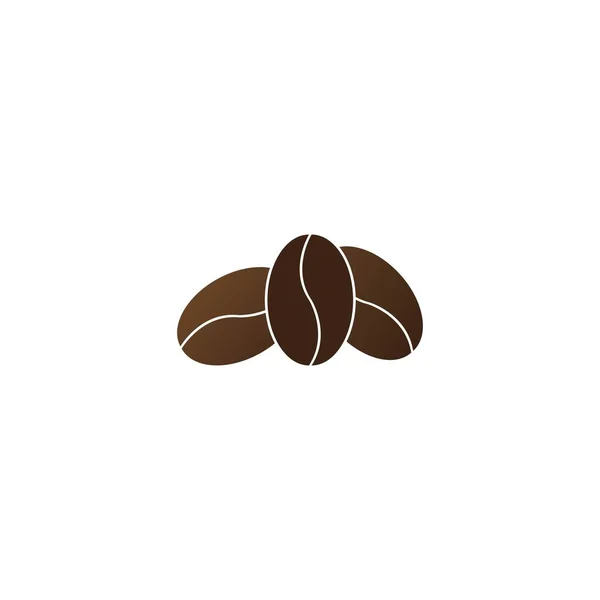 Vektör Kahve Çekirdekleri Vektör Ikon Çizimi Tasarımı — Stok Vektör