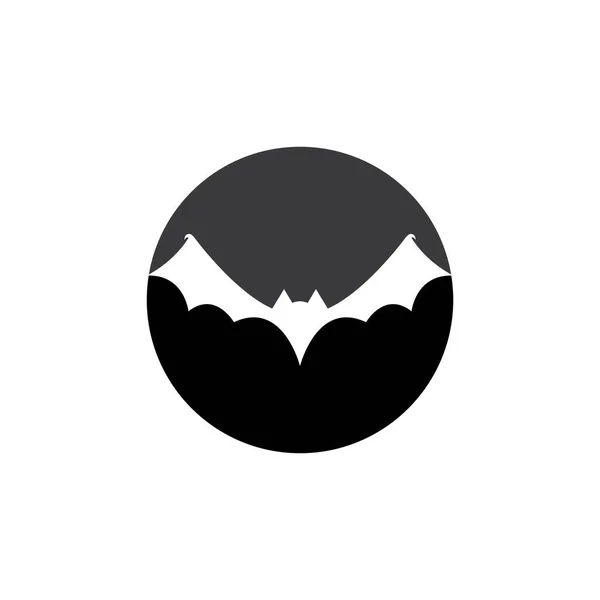 Шаблон Логотипу Векторної Ікони Кажанів — стоковий вектор