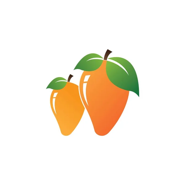 Mangue Plat Logo Vectoriel Mangue — Image vectorielle