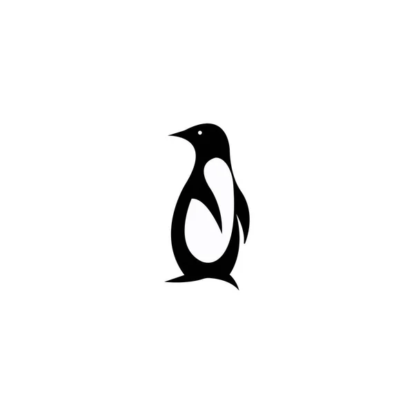 Pingüino Logo Plantilla Vector Icono Ilustración Diseño — Vector de stock