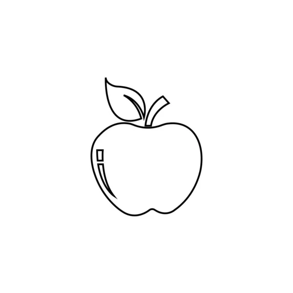 Apple Vector Illustratie Ontwerp — Stockvector