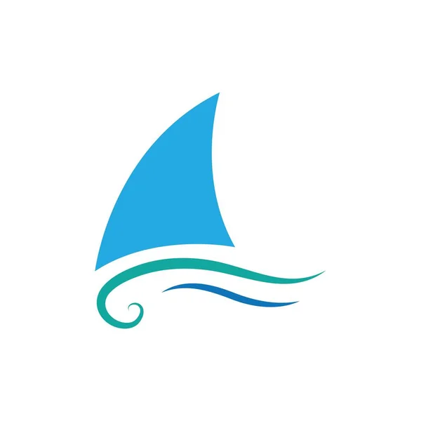 Výletní Loď Logo Návrhy Vektorových Ikon — Stockový vektor