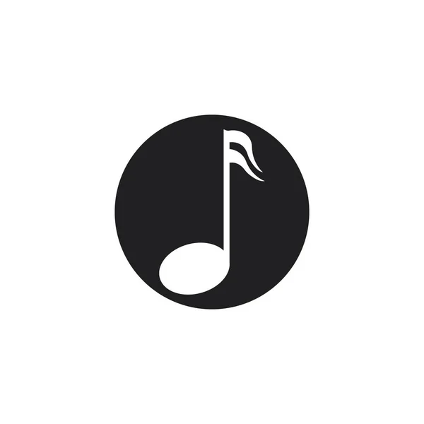 Musik Note Icon Vector — Stockvektor