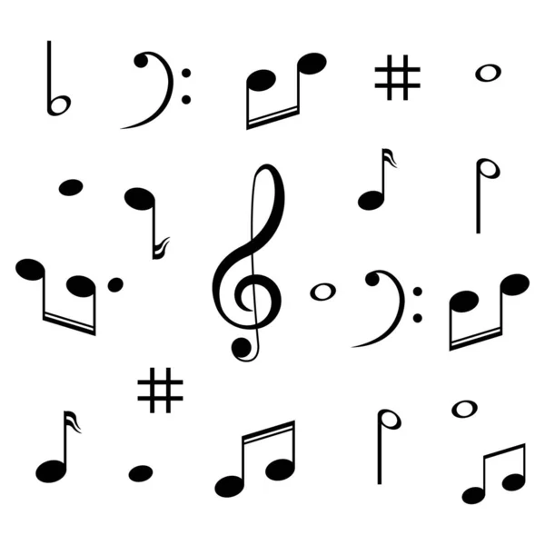 Музыка Icon Vector — стоковый вектор