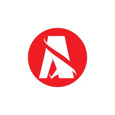 Bir Harf Logosu İş Şablonu Vektör simgesi