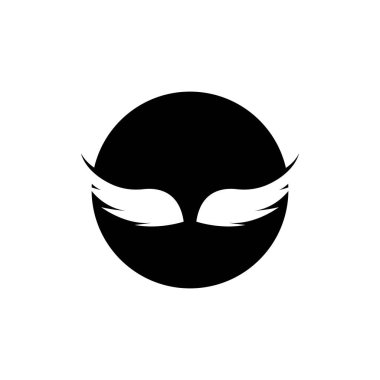 Kanat logosu şablon vektör ikonu tasarımı