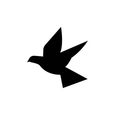 Kuş Güvercini Logo Şablonu