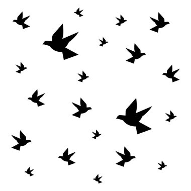 Kuş Güvercini Logo Şablonu