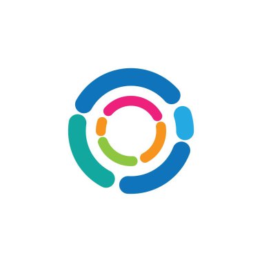 çember logo vektör şablonu 