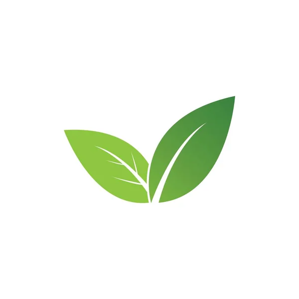 Logotipos Ecología Hoja Verde Naturaleza Elemento Vector Icono — Vector de stock