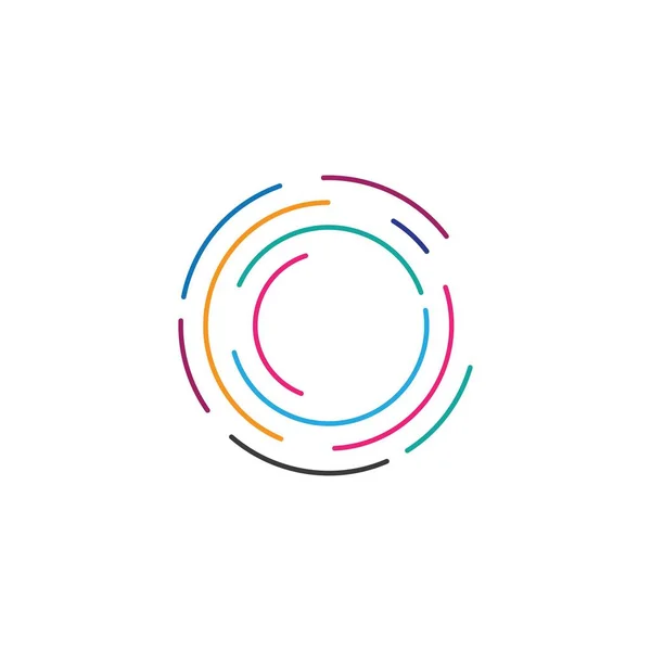 Cirkel Logotyp Mall Vektor Design — Stock vektor