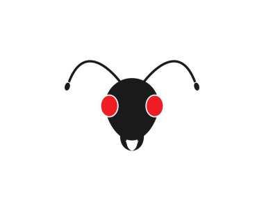 Karınca Logosu vektör illüstrasyon tasarımı