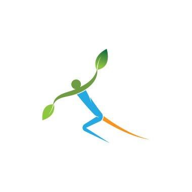 İnsanlar Ağaç Vektörü Logo Şablonu