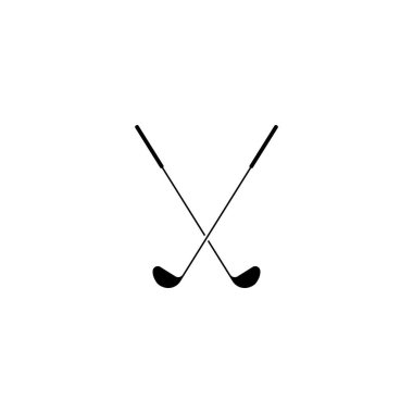 Golf Logo Şablonu vektör çizim simgesi tasarımı