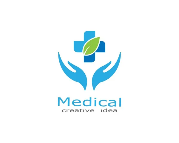 Health Logo Template Vector Illustration Design — 스톡 벡터