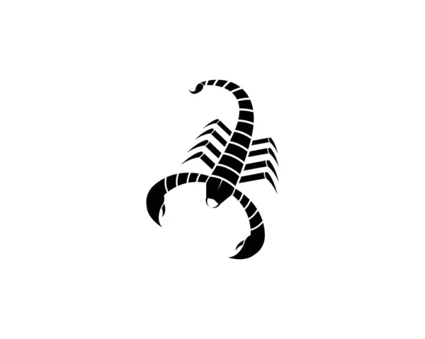 Scorpion Logo Şablonu Vektör Çizimi — Stok Vektör