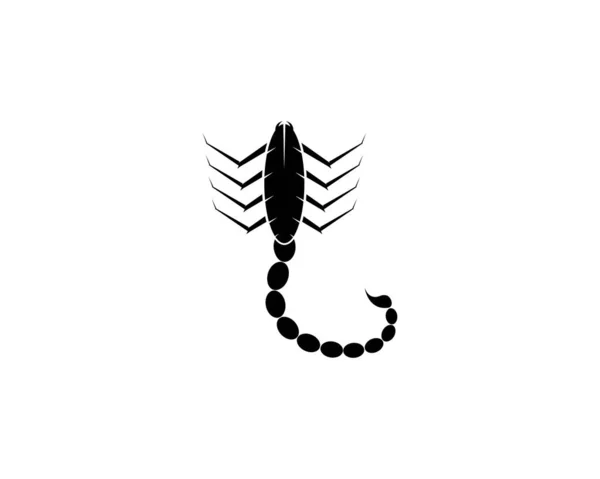 Skorpion Logotyp Mall Vektor Illustration — Stock vektor