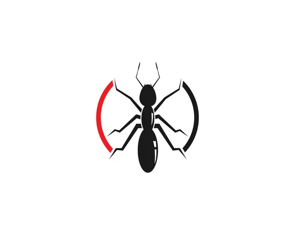 Ant Logo Modèle Vectoriel Illustration Design — Image vectorielle