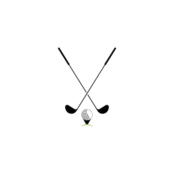 Λογότυπο Του Γκολφ Πρότυπο Διάνυσμα Εικονογράφηση Εικονίδιο Σχεδιασμό — Διανυσματικό Αρχείο