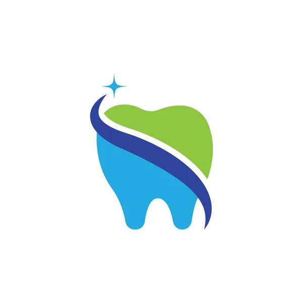 Logotipo Dental Modelo Vetor Ilustração Ícone Design —  Vetores de Stock