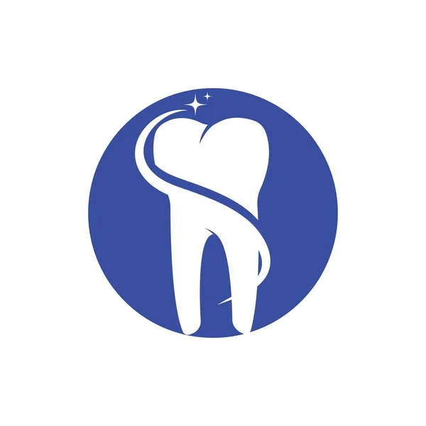 Logotipo Dental Modelo Vetor Ilustração Ícone Design — Vetor de Stock