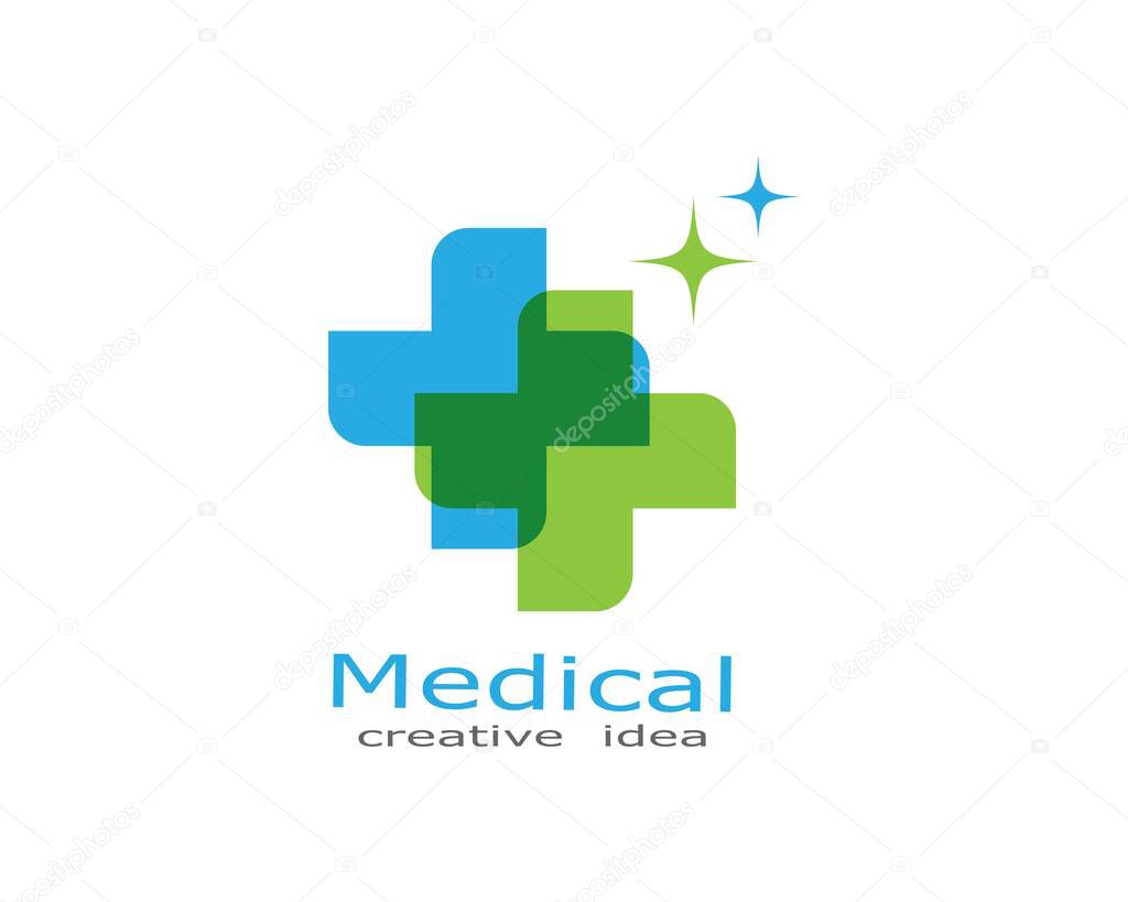 Health Medical Logo template vector illustration design